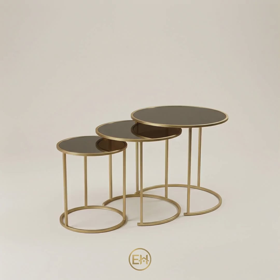 סט שולחנות גולדן|||Набор столиков Golden